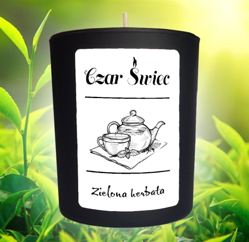 ŚWIECA SOJOWA ZAPACHOWA - ZIELONA HERBATA (200ml)