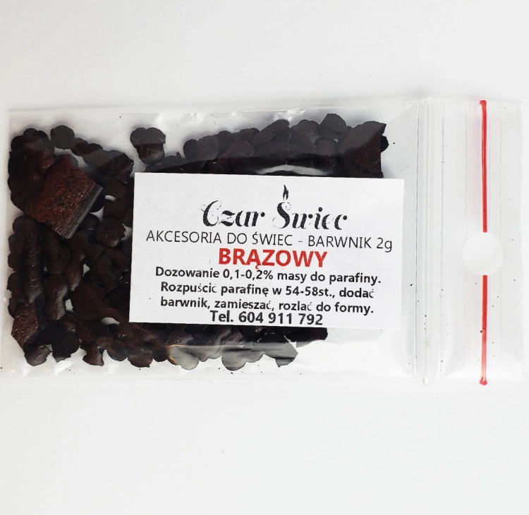 BARWNIKI TŁUSZCZOWE - 2g WYBÓR KOLORÓW