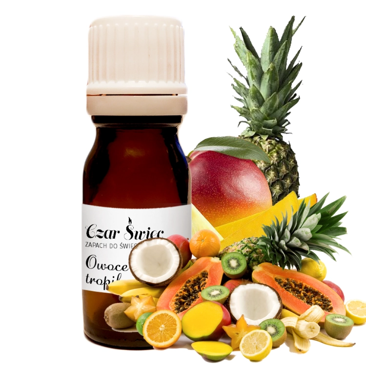 ZAPACH DO ŚWIEC W SZKLE - OWOCE TROPIKALNE (10ml)