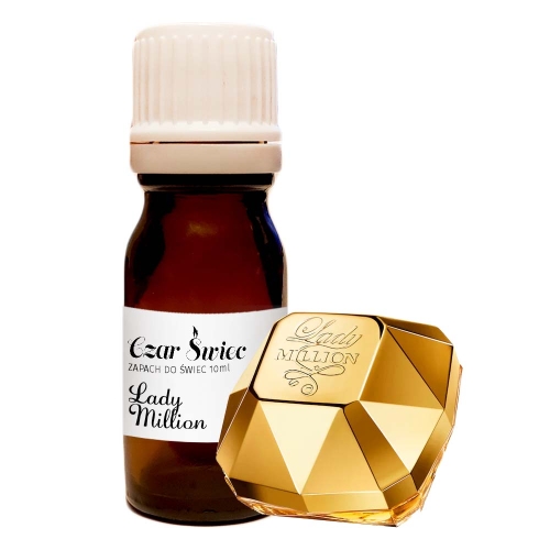 ZAPACH DO ŚWIEC W SZKLE - LADY MILLION TYPE (10ml)