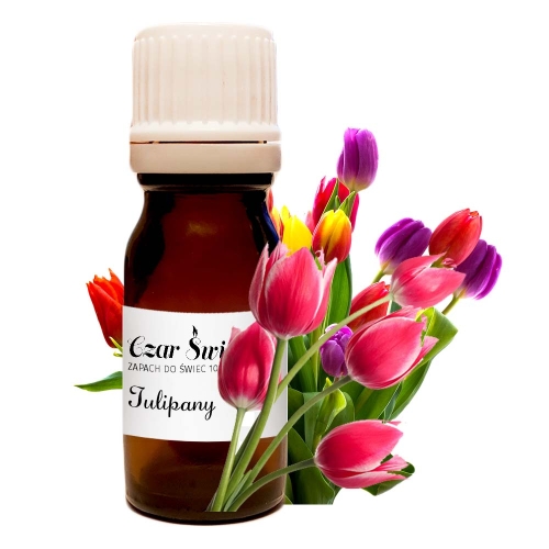 ZAPACH DO ŚWIEC W SZKLE - TULIPANY (10ml)
