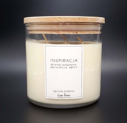 Świeca sojowa 530ml - INSPIRACJA - Seria EMOTION