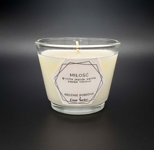 Świeca sojowa 100ml - MIŁOŚĆ - Seria EMOTION