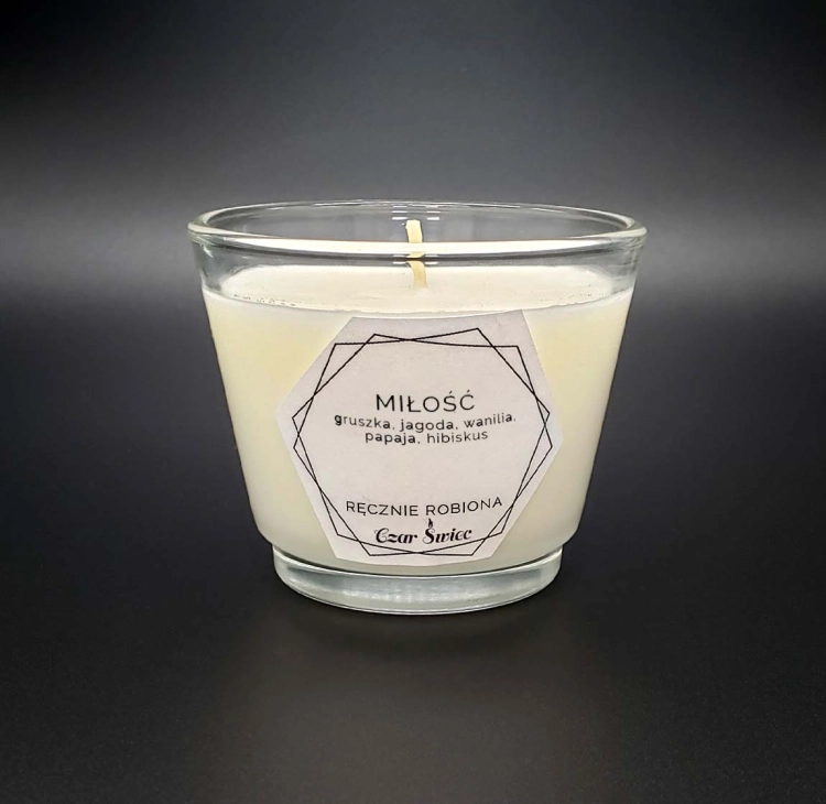 Świeca sojowa 100ml - MIŁOŚĆ - Seria EMOTION