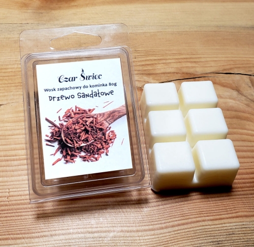 WOSK SOJOWY DO KOMINKA 80g - Drzewo sandałowe