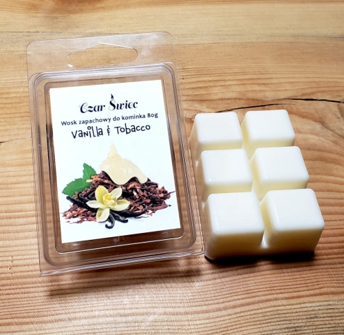 WOSK SOJOWY DO KOMINKA 80g - Vanilla & Tobacco