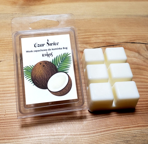 WOSK SOJOWY DO KOMINKA 80g - Kokos
