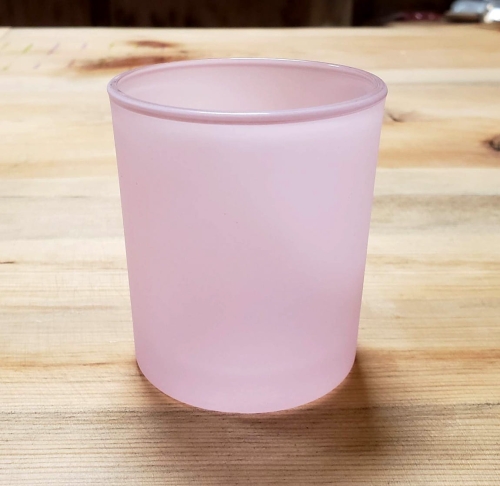 SZKŁO DO ZALEWU ŚWIEC RÓŻOWY MAT 230ml