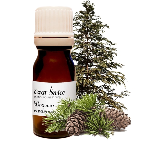 ZAPACH DO ŚWIEC W SZKLE - DRZEWO CEDROWE (10ml)