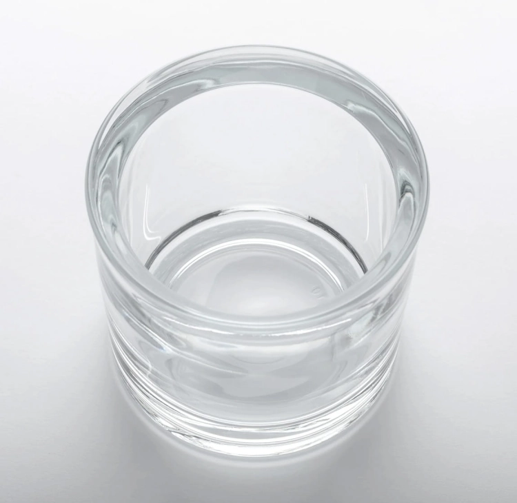 SZKŁO DO ZALEWU ŚWIEC PRZEZROCZYSTY CYLINDER 65ml