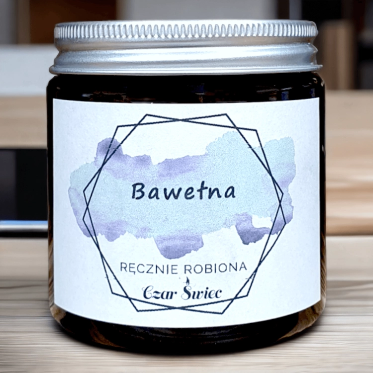 BRĄZOWE SŁOIKI - Świeca sojowa BAWEŁNA