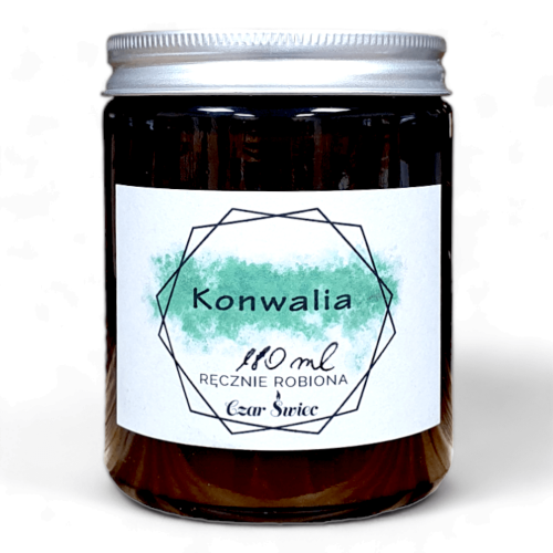 BRĄZOWE SŁOIKI - Świeca sojowa KONWALIA