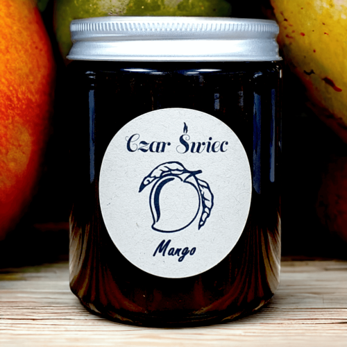 BRĄZOWE SŁOIKI - Świeca sojowa MANGO