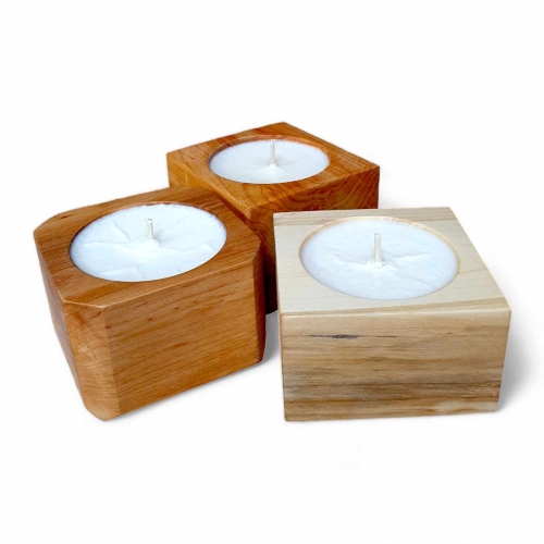 WOOD MOOD - Drzewo Cedrowe - ŚWIECA W DREWNIE