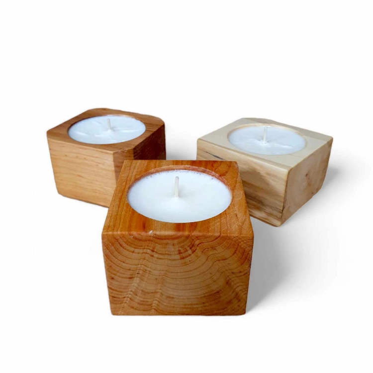 WOOD MOOD - Palo Santo - ŚWIECA W DREWNIE