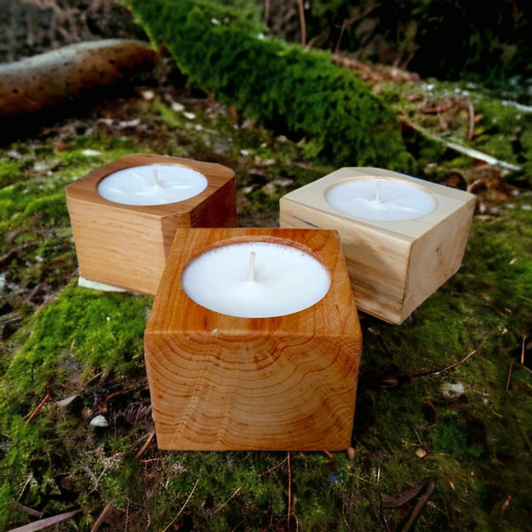WOOD MOOD - Palo Santo - ŚWIECA W DREWNIE