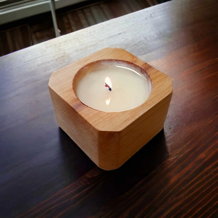 WOOD MOOD - Palo Santo - ŚWIECA W DREWNIE