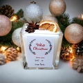 ŚWIECA SOJOWA ŚWIĄTECZNA White Christmas