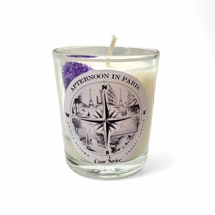 Seria TRAVEL CANDLE - Afternoon in Paris - Świeca sojowa