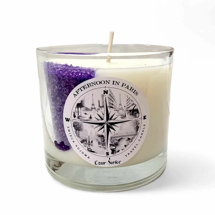 Seria TRAVEL CANDLE - Afternoon in Paris - Świeca sojowa