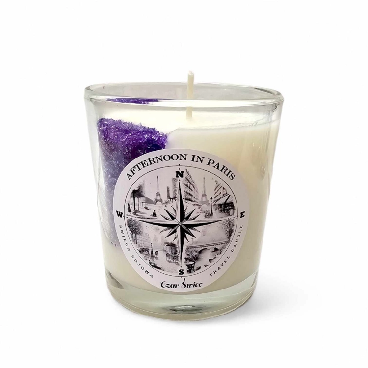Seria TRAVEL CANDLE - Afternoon in Paris - Świeca sojowa