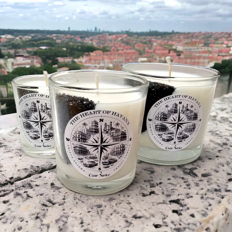 Seria TRAVEL CANDLE - The Heart of Havana - Świeca sojowa