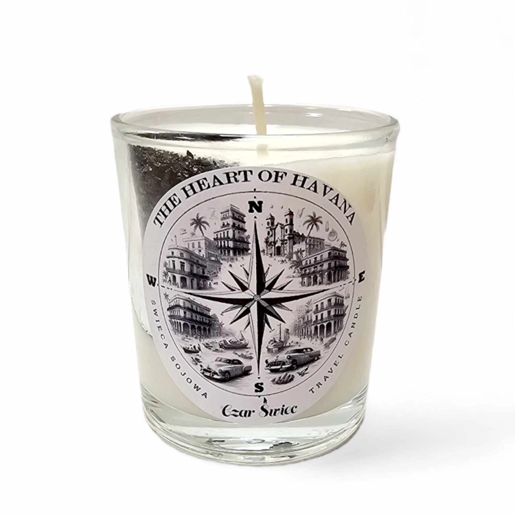 Seria TRAVEL CANDLE - The Heart of Havana - Świeca sojowa