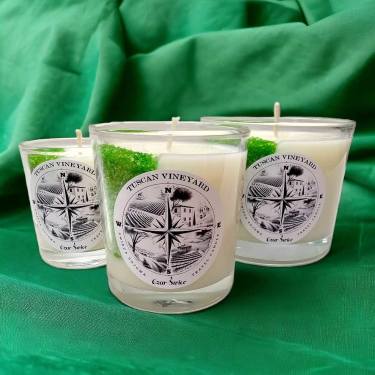 Seria TRAVEL CANDLE - Tuscan Vineyard - Świeca sojowa