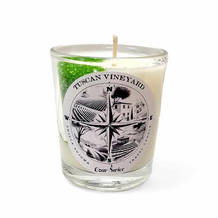 Seria TRAVEL CANDLE - Tuscan Vineyard - Świeca sojowa