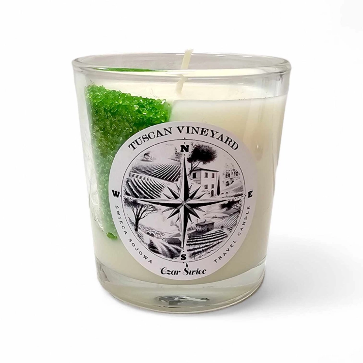 Seria TRAVEL CANDLE - Tuscan Vineyard - Świeca sojowa