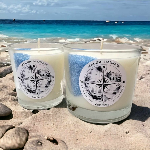 Seria TRAVEL CANDLE - Malibu Mansion- Świeca sojowa