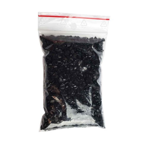 OZDOBNE KRUSZONE SZKŁO - CZARNE 100g
