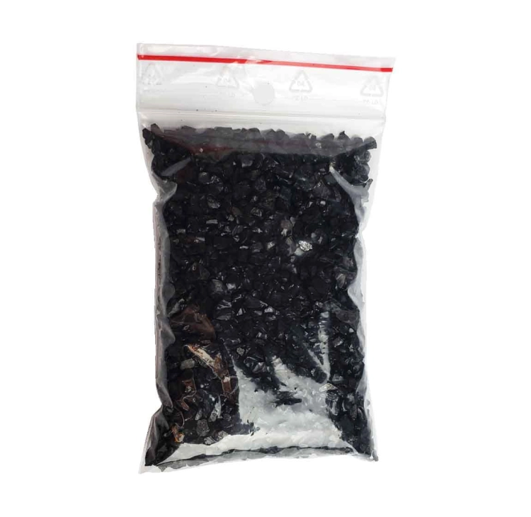 OZDOBNE KRUSZONE SZKŁO - CZARNE 100g