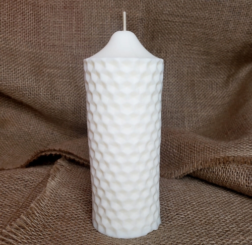 ŚWIECA Z WOSKU SOJOWEGO - 15cm