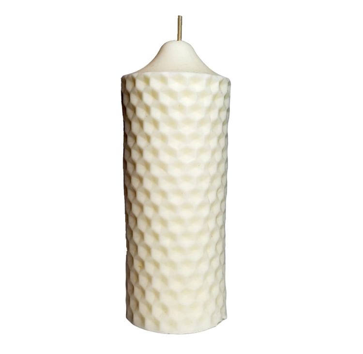 ŚWIECA Z WOSKU SOJOWEGO - 15cm